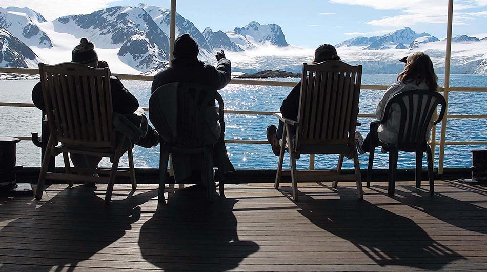M/S Stockholm - guests enjoying Arctic cruising 