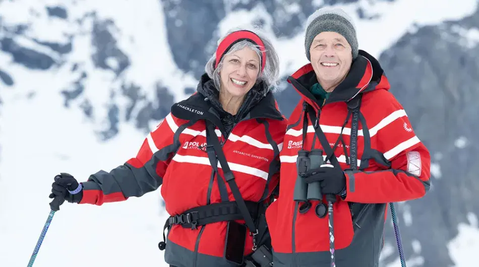 Travellers on Danco Island, Antarctica