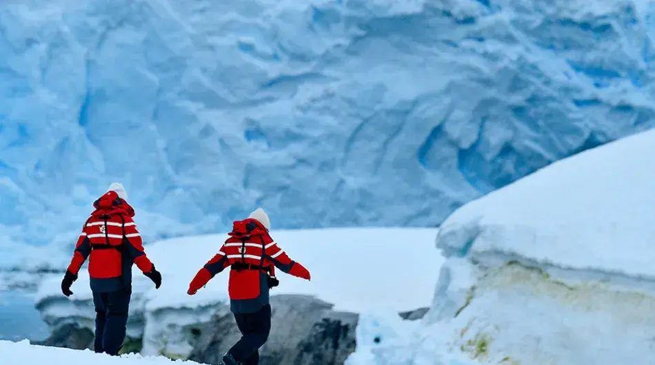 Antarctica expedition cruise landing, Portal Point