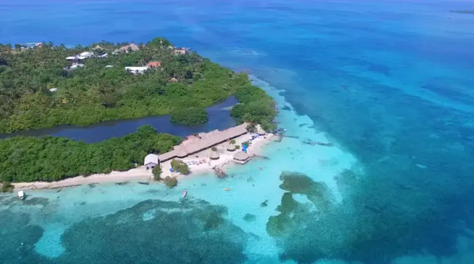 Punta Faru Hotel areial, Colombia