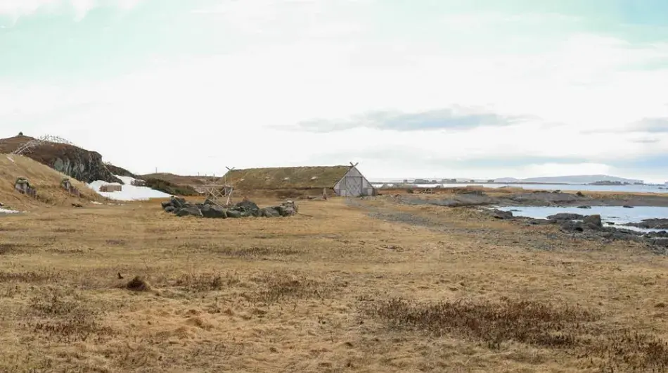 L'Anse aux Meadows Viking Village in Labrador, Canada