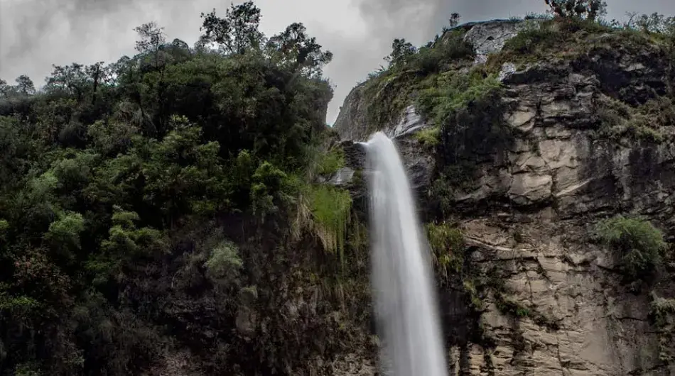 Condor Machay Waterfall, Ecuador