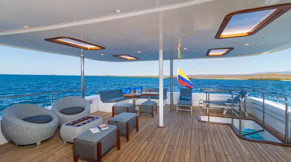 Grand Daphne Galapagos Cruise Yacht - Terrace Deck 