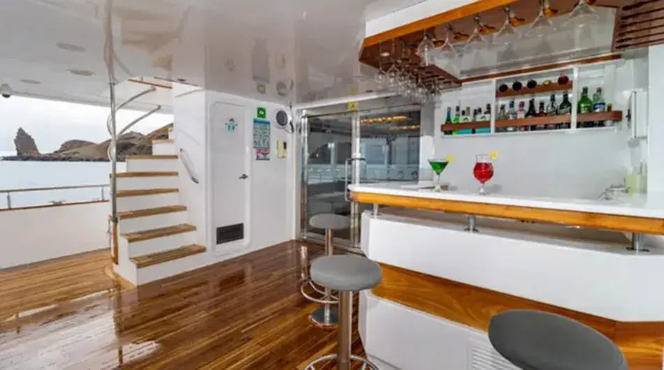 Grand Daphne Galapagos Cruise Yacht - Welcome Area 