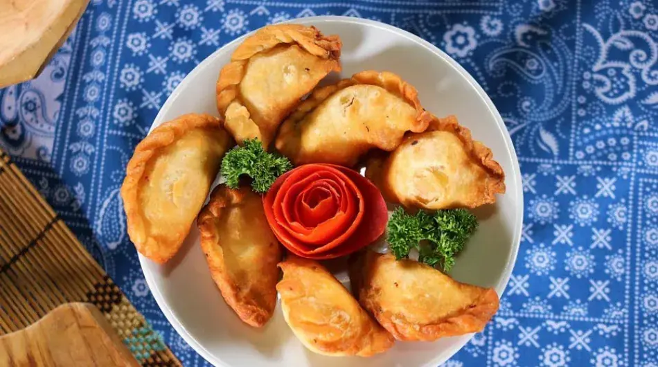 Cheese empanadas from Cooking in the Clouds activity at Horseback riding at Hacienda El Porvenir