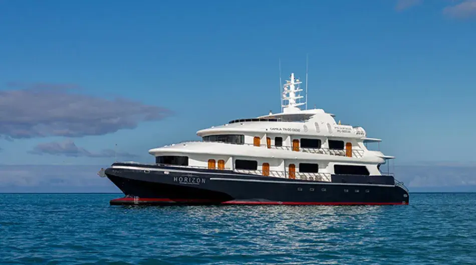 Exterior view of the Horizon Trimaran