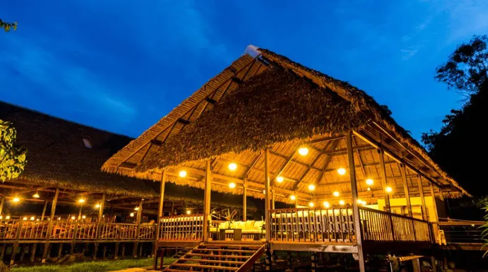 Tambopata Research Centre lodge entrance