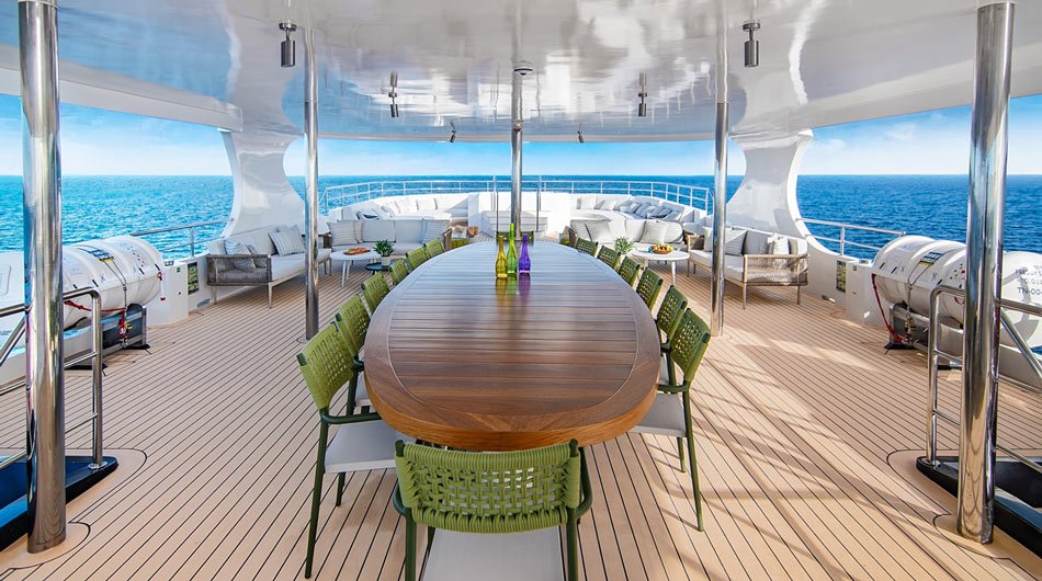 Tribute Yacht Sundeck View