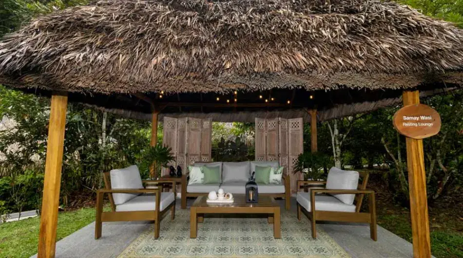 La Selva Lodge, Ecuadorian Amazon resting lounge