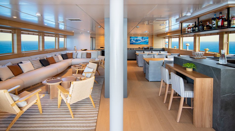 Tribute Yacht Main Deck View