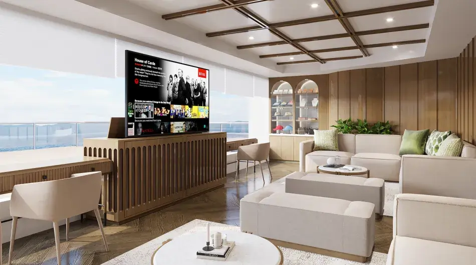 Grand Ocean Spray Galapagos Cruise Ship - Briefing Area