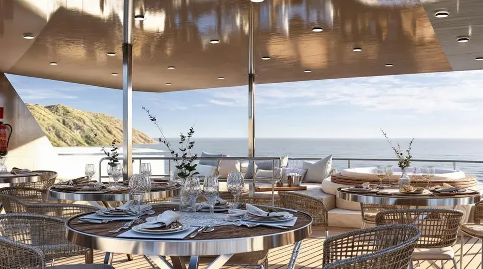 Monique Golden Sky Deck with Hot tub