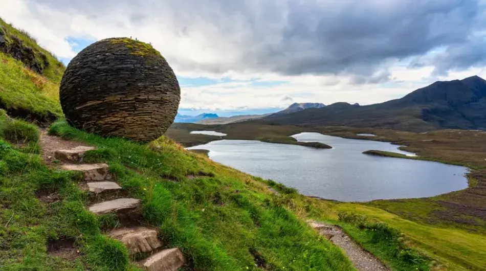 Knochan Crag Trai in West highlands