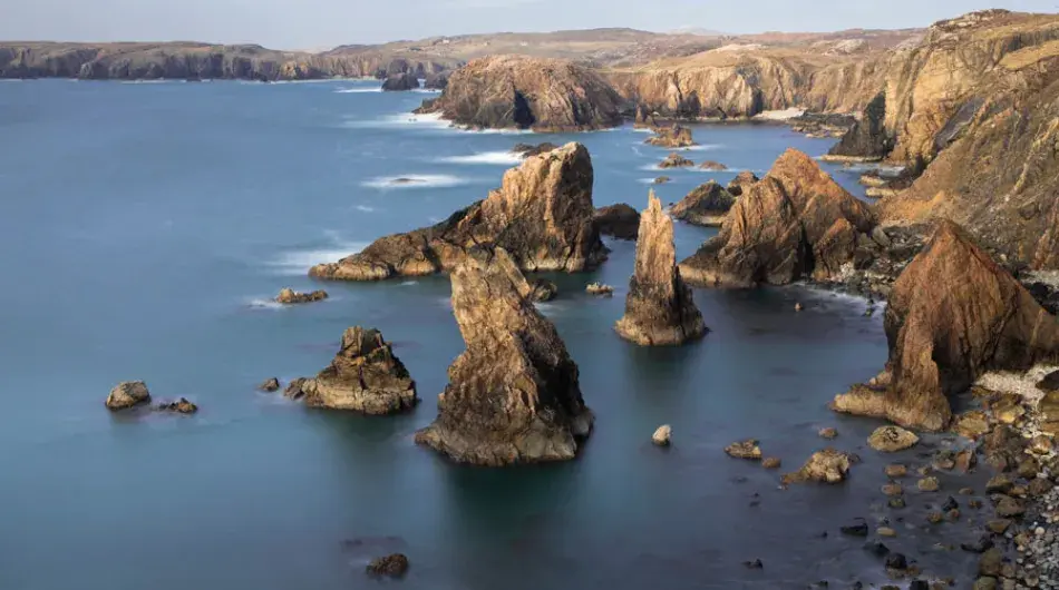 Coastline in Scotland