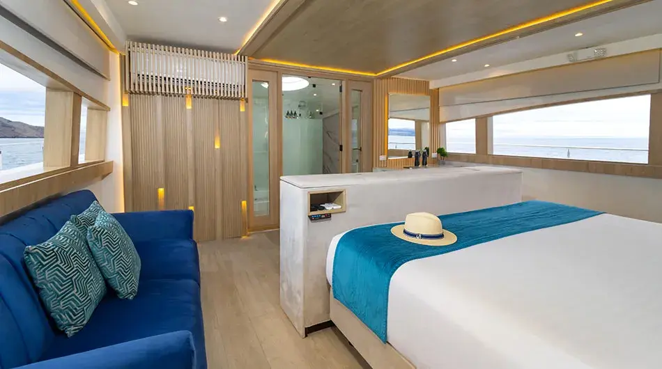 Grand Majestic Master Suite Cabin Seating Area