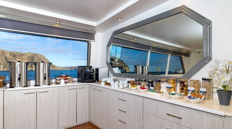 Horizon Trimaran Dining Area