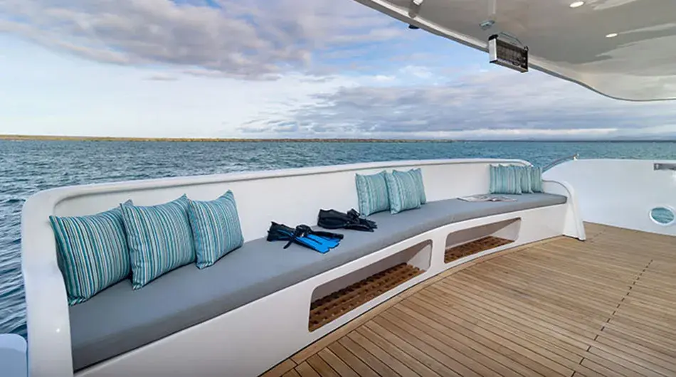 Galapagos Sea Star Exterior Lounge Area