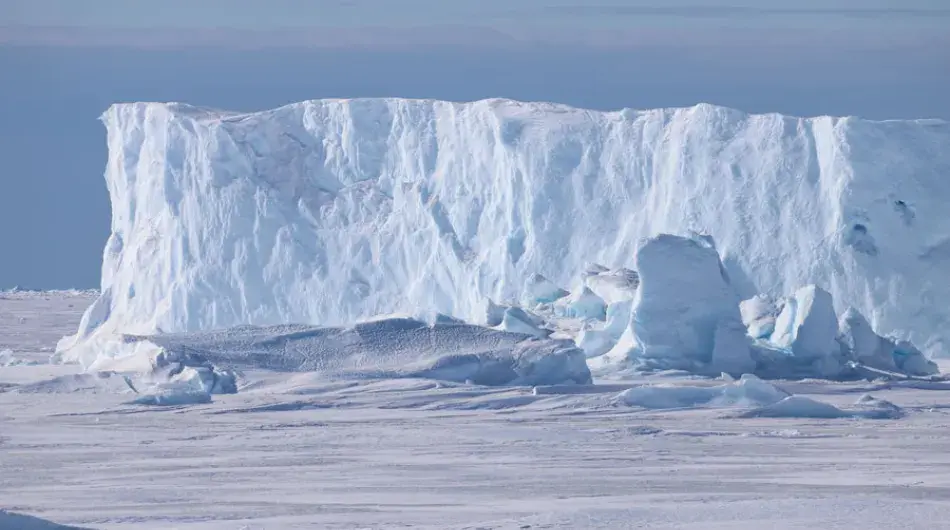 Tabular Iceberg in Antarctica