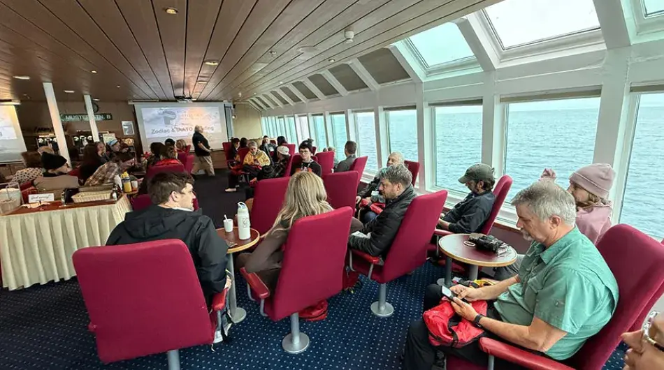 Lectures onboard the Ocean Nova