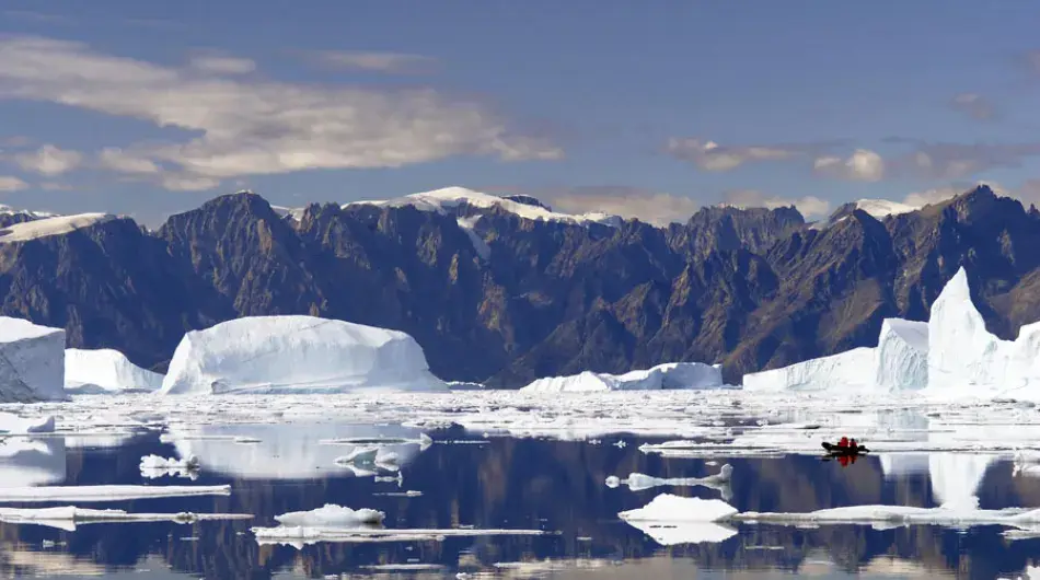 Northeast greenland national park icebergs