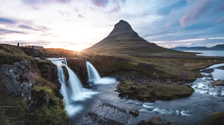 Sanefellsness waterfall