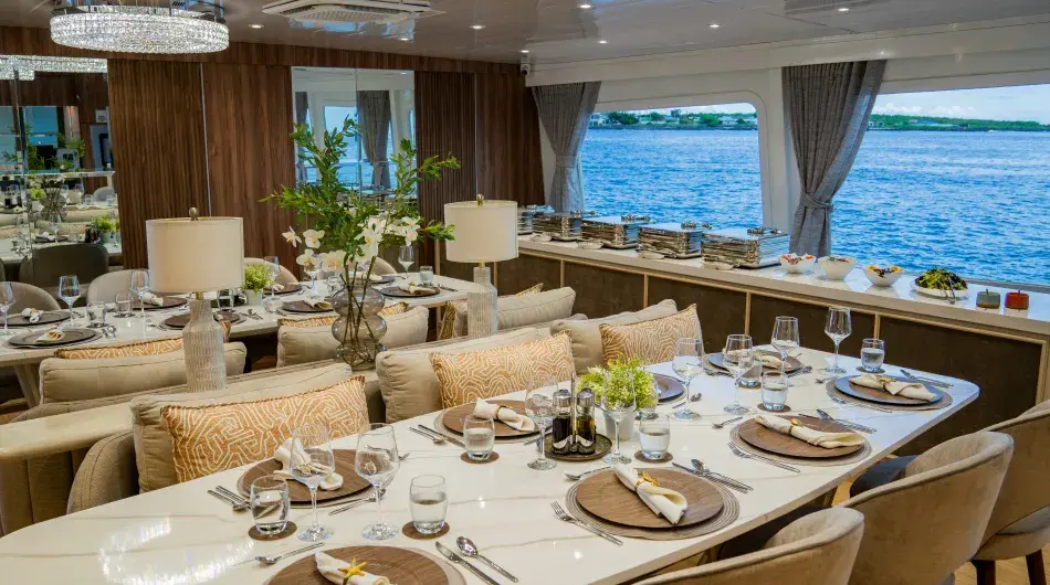 M/C Monique Catamaran Dining Room