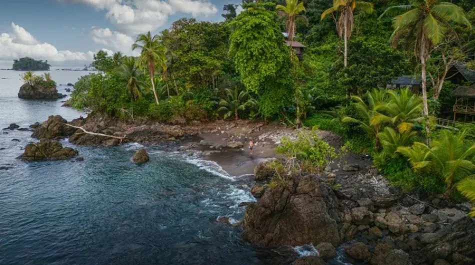 Nuqui choco jungle coast in Utria National Park, Colombia