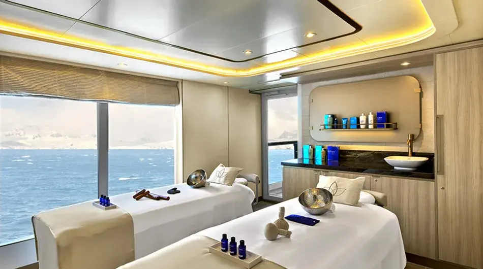 Spa treatment room