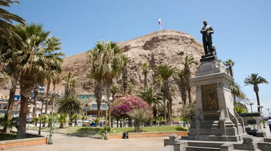 coastal park in Arica, Chile