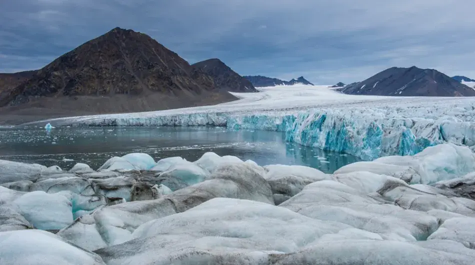 Glacier in Hornsund