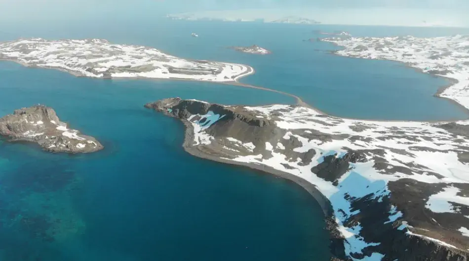 King-george-island-aerial-view