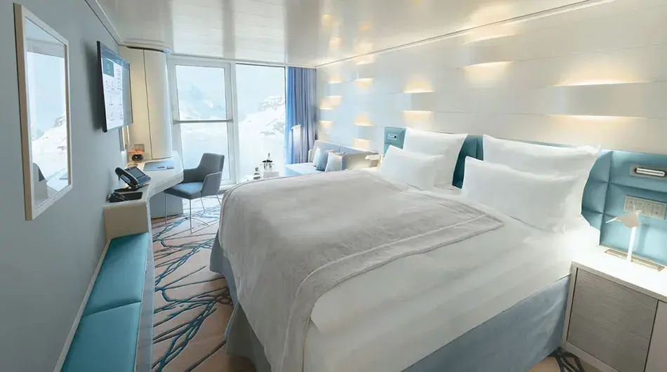 Hanseatic Inspiration French Balcony Cabin: ctsy Hapag Lloyd Cruises