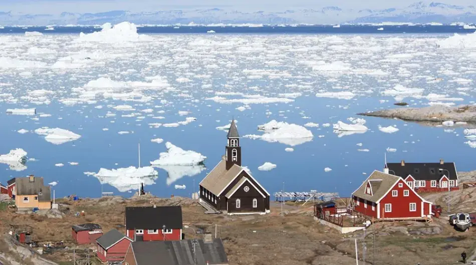 Ilulissat town Greenland
