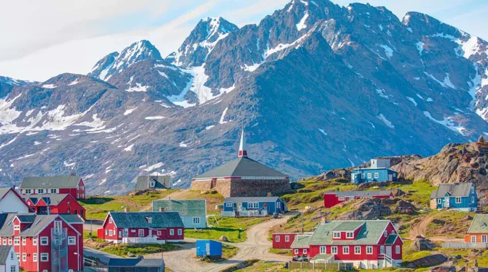 Tasiilaq Houses in Greenland