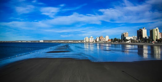 Arrive in Puerto Madryn, Argentina