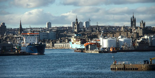 Disembarkation in Aberdeen