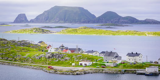 Gjesværstappan and Skarsvåg Gjesværstappan and Skarsvåg