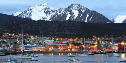Disembarktion in Ushuaia