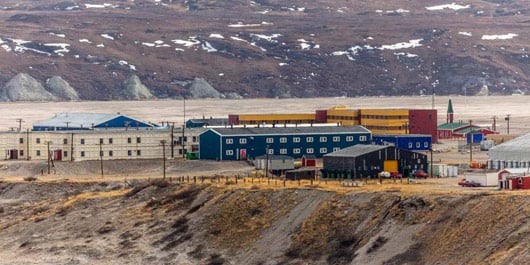 Disembarkation in Kangerlussuaq Disembarkation in Kangerlussuaq