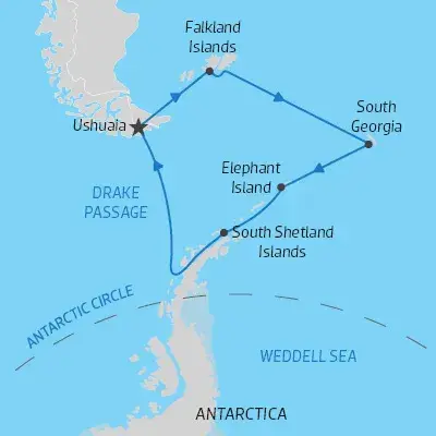 Map of Spirit of Shackleton) 