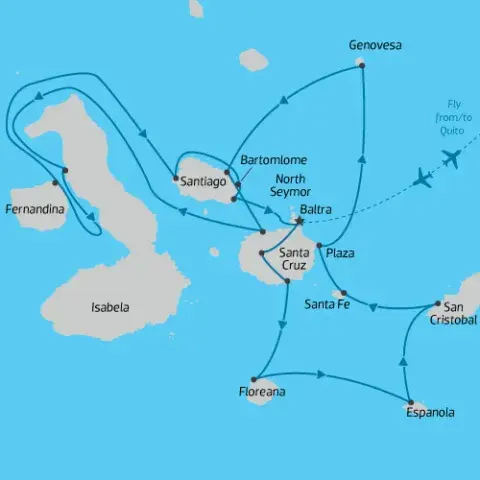 Absolute Galapagos Map, Grand Daphne) 