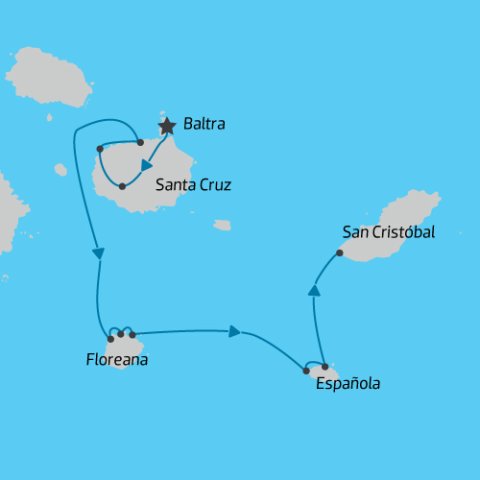 5 Day Northern Islands Cruise Infinity Map) 
