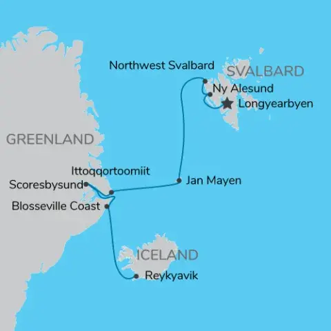 Map of Four Arctic Islands) 