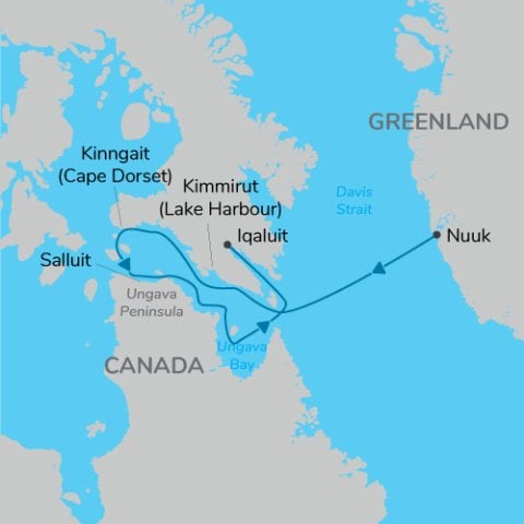 Heart of the Arctic map) 