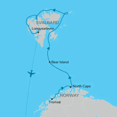 Discover Svalbard and the Norwegian Arctic Map) 