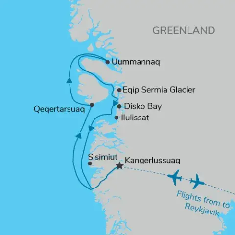 Expedition to Greenland Map) 