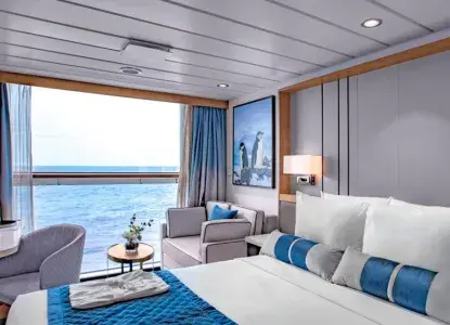 CAT E - French Balcony Stateroom