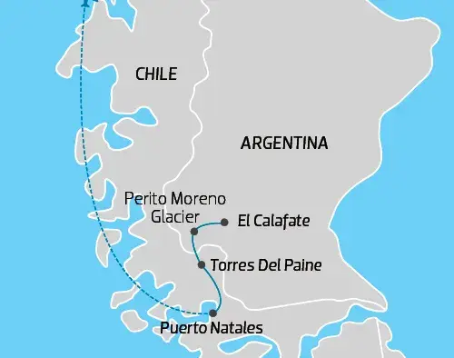 Signature Patagonia - El Calafate to Santiago
