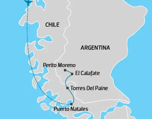 Signature Patagonia - Santiago to El Calafate