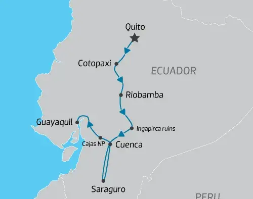 Signature Ecuador - Quito to Guayaquil 